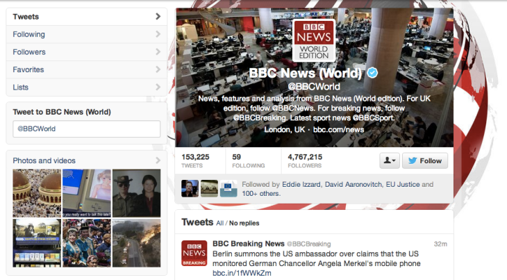 BBC World Twitter