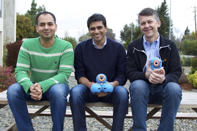 Play-i founders Saurabh Gupta, Vikas Gupta and Mikal Greaves