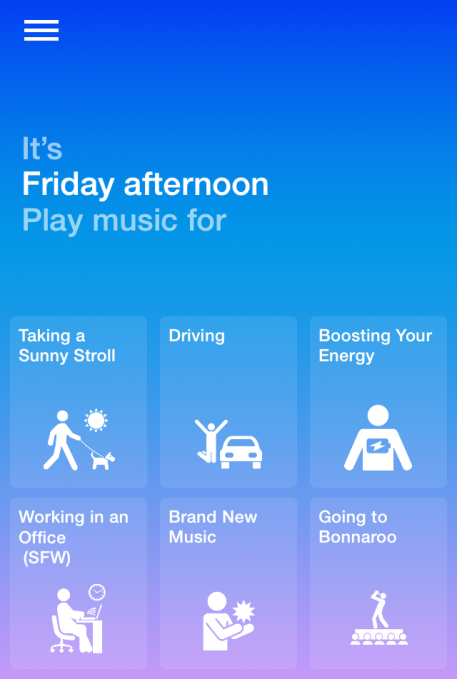 Songza Music Concierge
