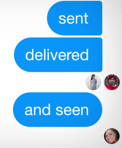 Messenger FacePile Read Receipts