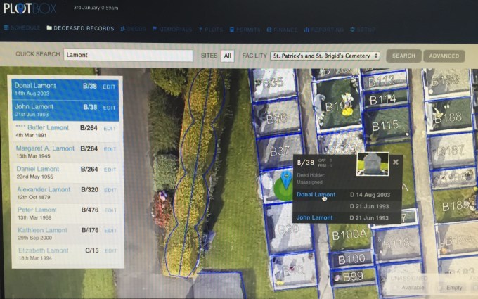 PlotBox drone-maps cemetaries