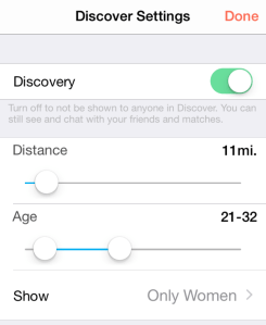 Tinder Filters
