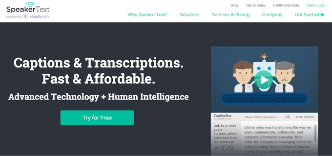 Speakertext