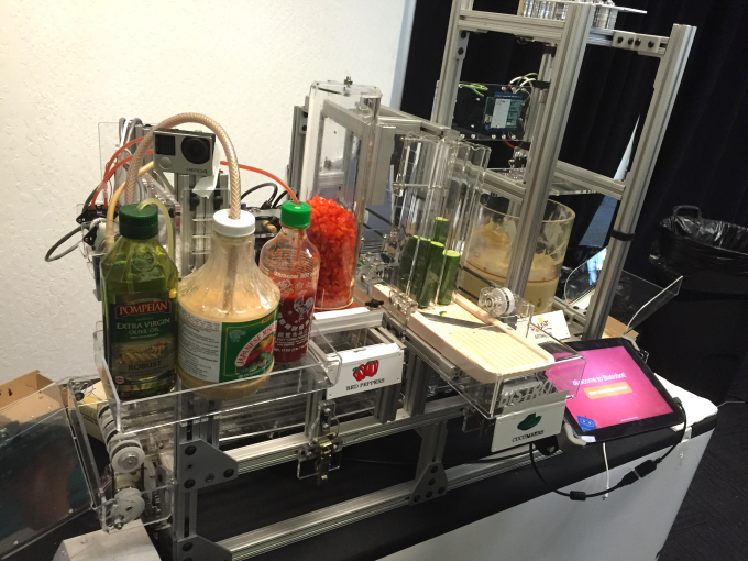 The BistroBot sandwich robot that made my lunch