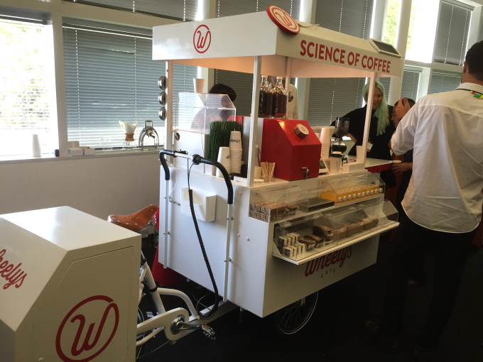 The Wheelys cafe-on-a-bike