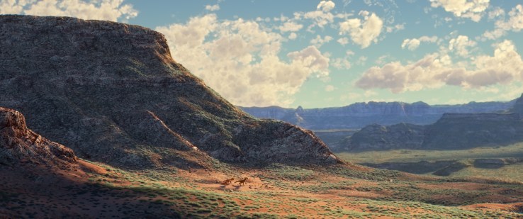 THE GOOD DINOSAUR (Pictured) The T-Rexes. ©2015 Disney•Pixar. All Rights Reserved.