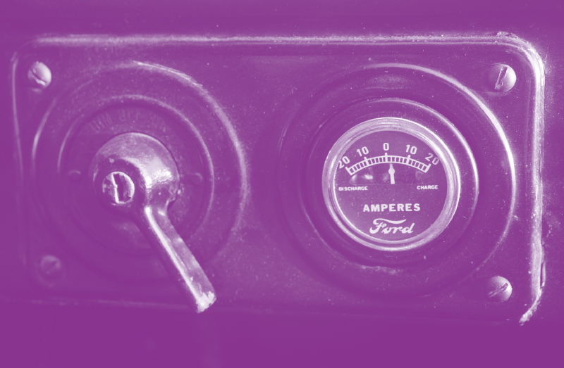 Ford Model T dashboard, used with permission from Bonhams/Theo Civitello—Theo Graphics.