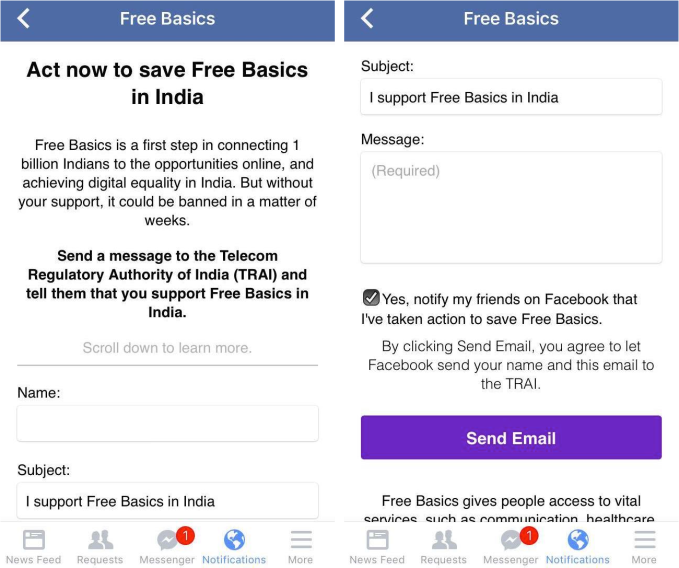 Free Basics Petition