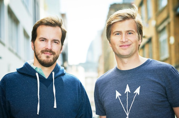 TransferWise founders (from left): Taavet Hinrikus and