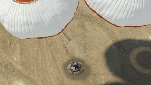 Illustration of Boeing's CST-100 landing