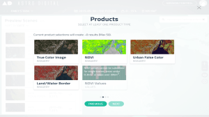 Screenshot of Astro Digital's platform