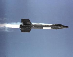 NASA's X-15 rocket-plane / Image courtesy of NASA