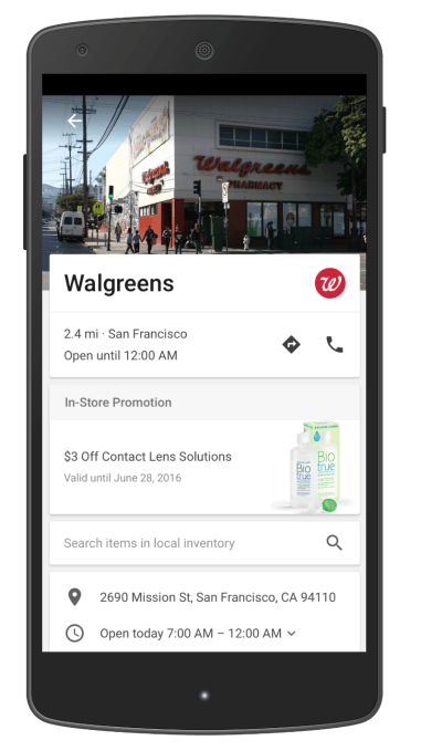 Google promoted pins