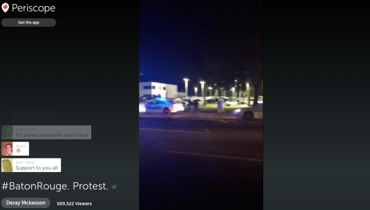 Periscope captures Deray's arrest