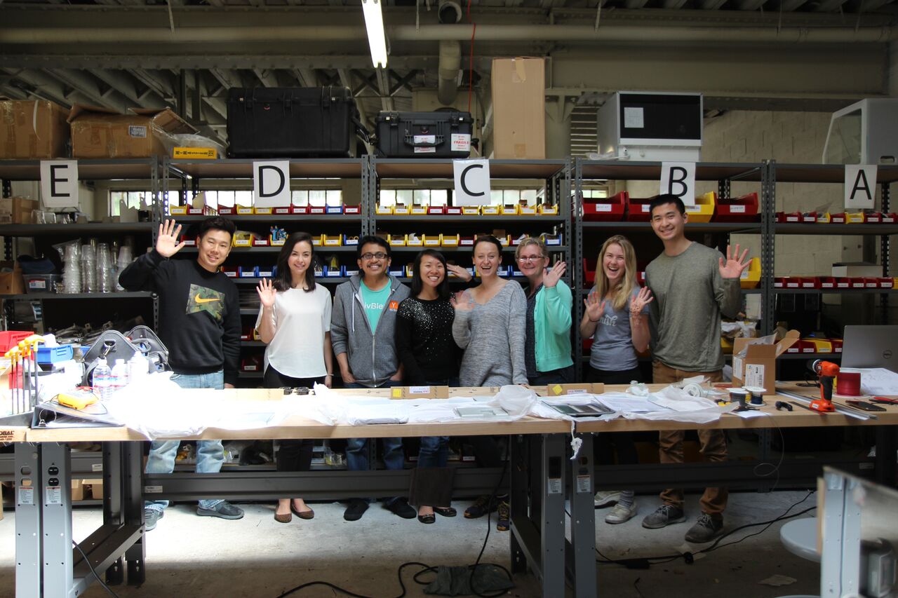 The Replenish team hanging out in their R&D lab