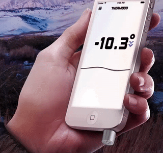 Thermodo's plugs into your phone to turn it into a thermometer.