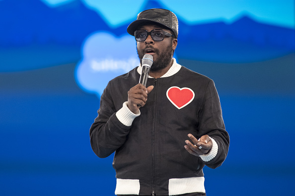 Will.I.Am at Dreamforce keynote address, 2016.