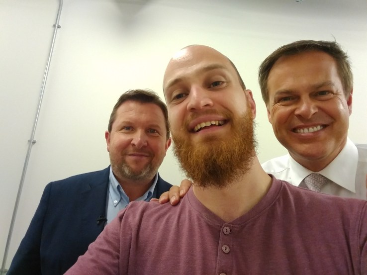 Left to right: Nick Jenkins, John Kershaw, Peter Jones