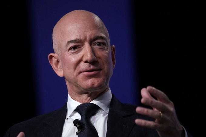 Amazon CEO And Blue Origin Founder Jeff Bezos Speaks At Air Force Association Air, Space And Cyber Conference Amazon CEO And Blue Origin Founder Jeff Bezos Speaks At Air Force Association Air, Space And Cyber Conference