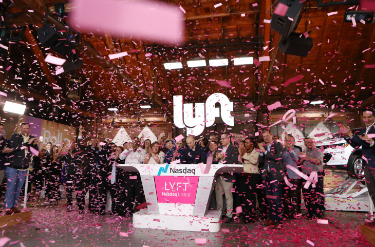 Ride Hailing App Lyft Has IPO On Nasdaq Exchange GettyImages 11334896151