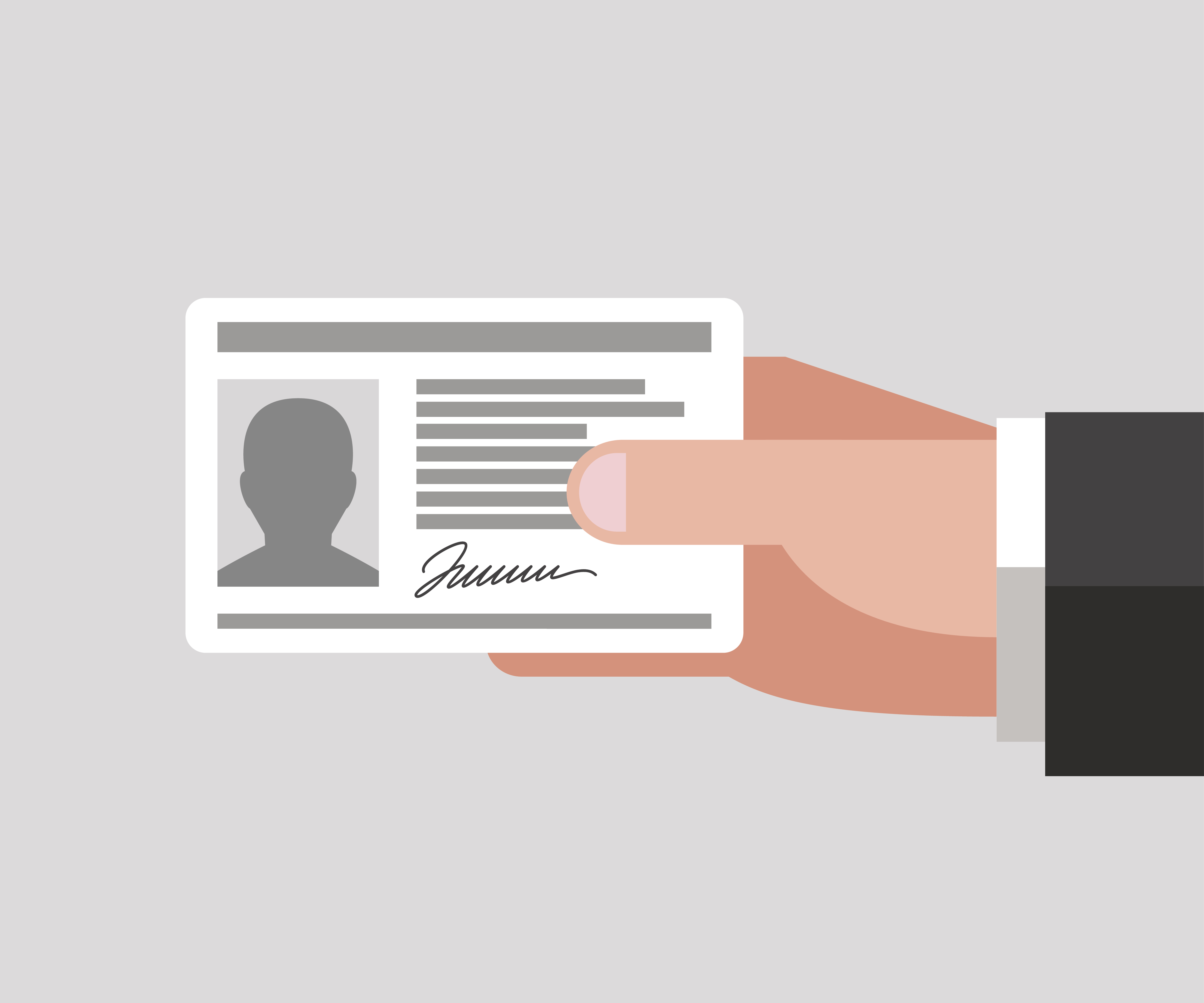 Identity document in man's hand GettyImages 843999970