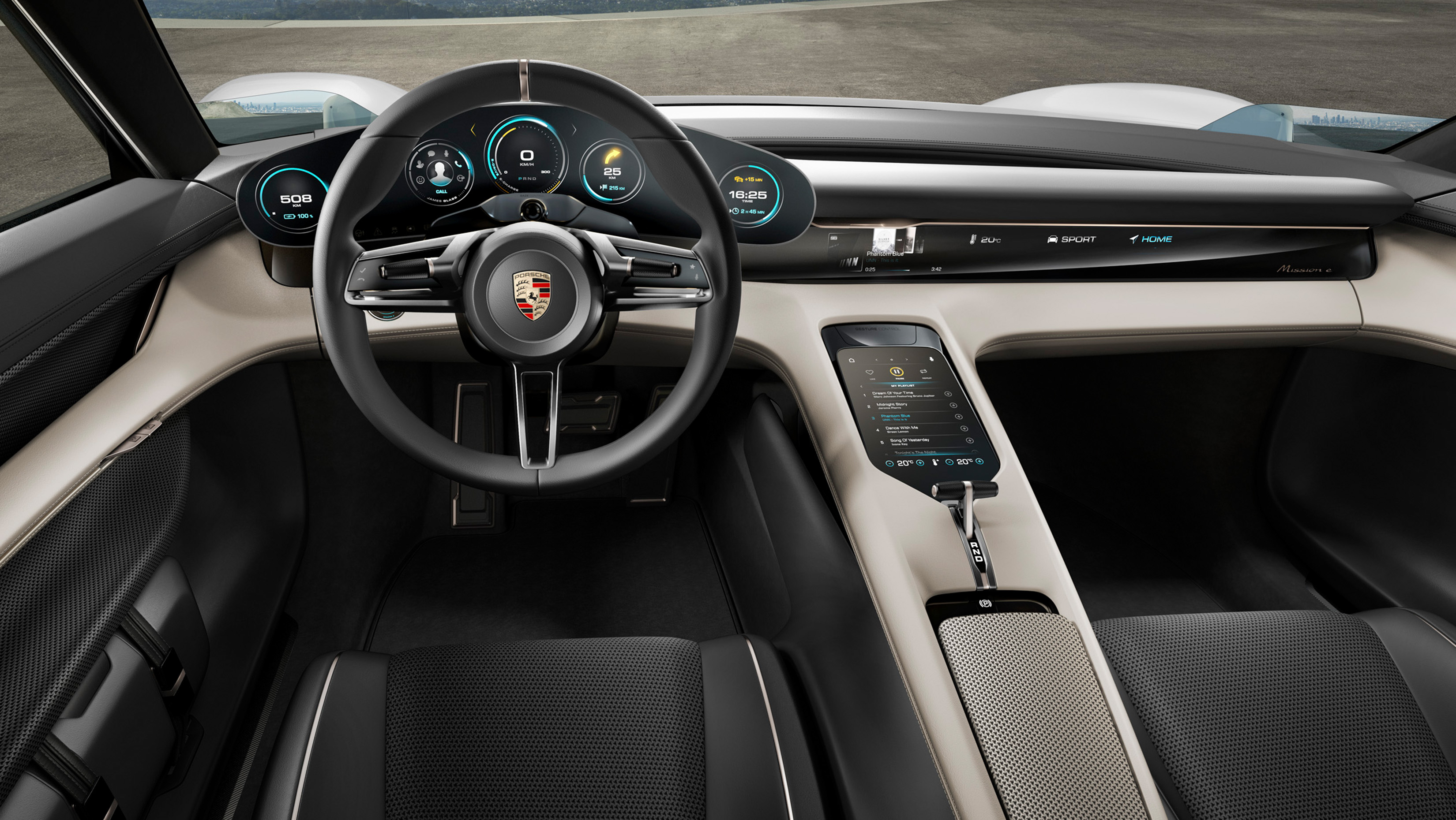 Porsche mission e concept car 2015 porsche ag