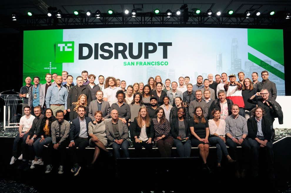 TechCrunch team at Disrupt SF 2018