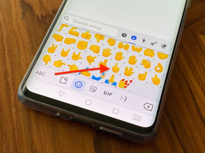 Gboard finger Gboard finger