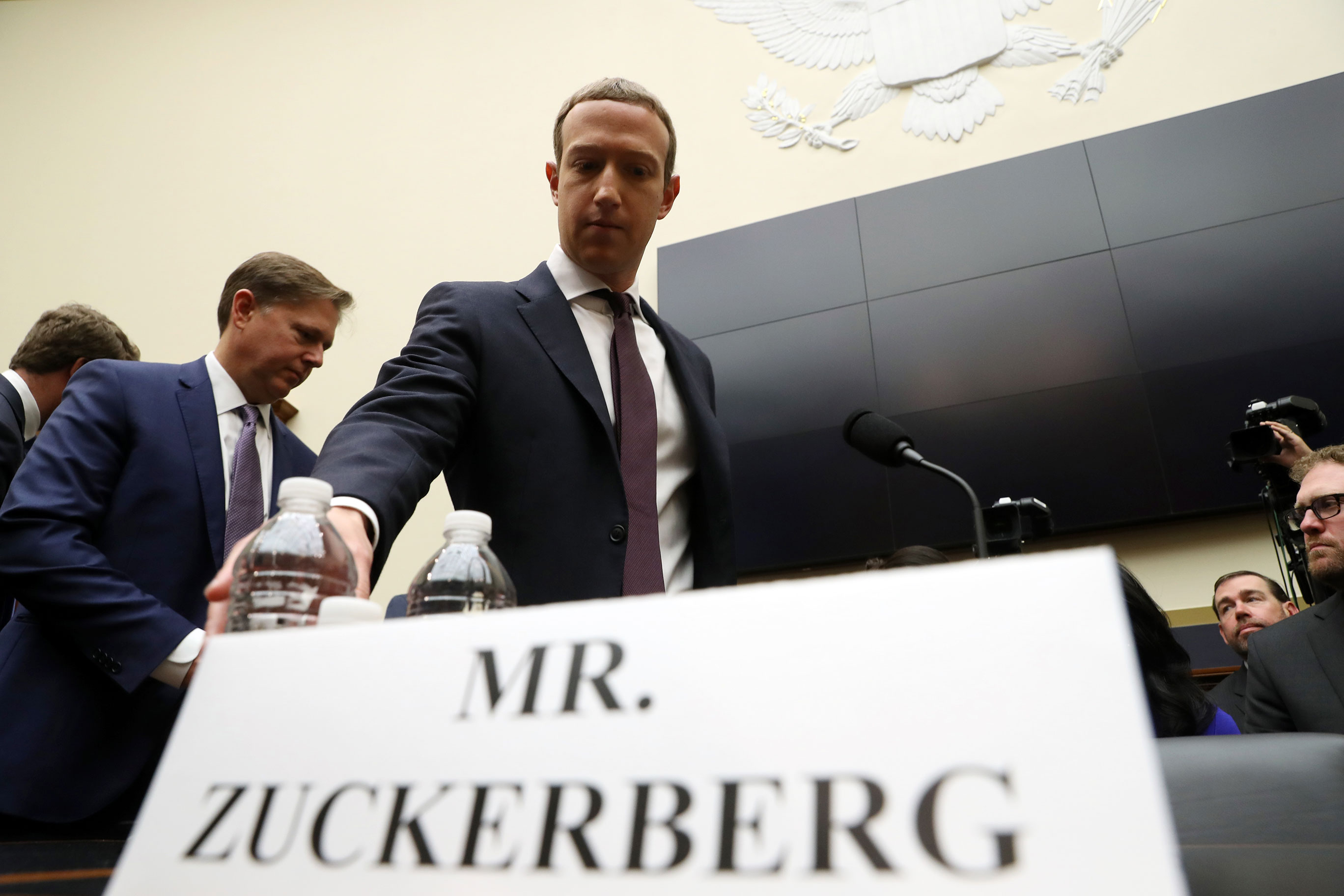 Facebook CEO Mark Zuckerberg Testifies Before The House Financial Services Committee Facebook CEO Mark Zuckerberg Testifies Before The House Financial Services Committee