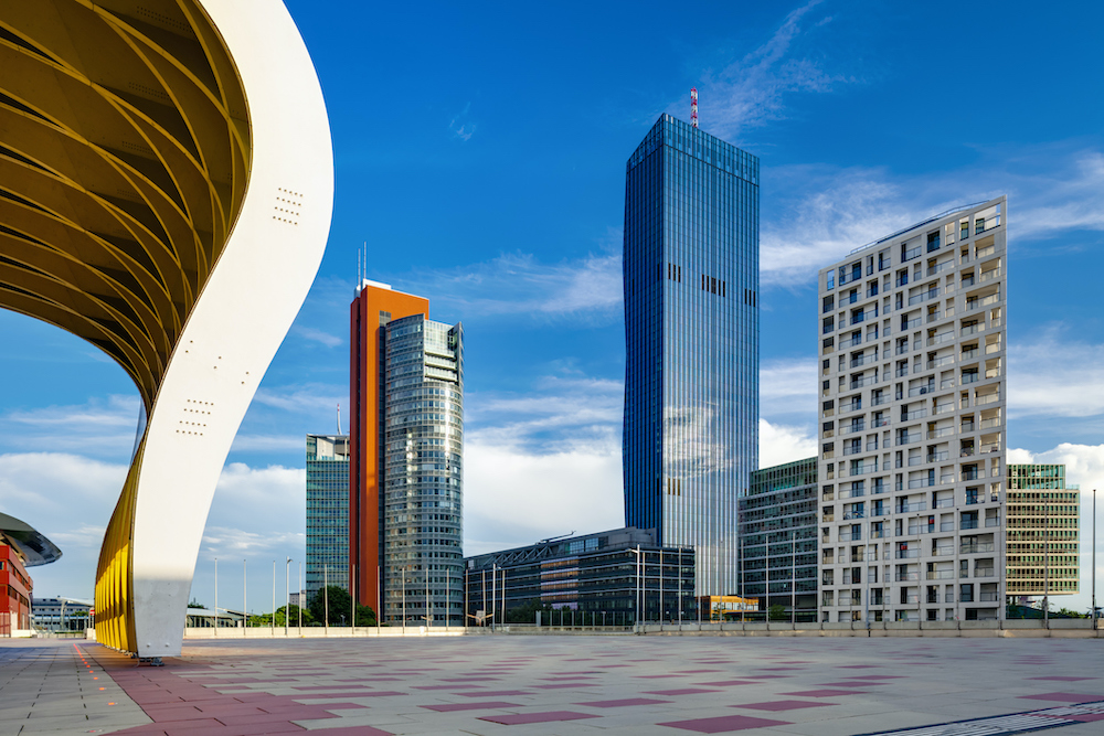 Donau City development area - Vienna, Austria